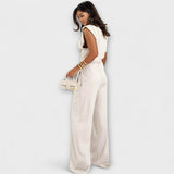 Sofia - Epäsymmetrinen setti draperoituneilla hartioilla