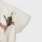 Satiininen V-aukkoinen mekko