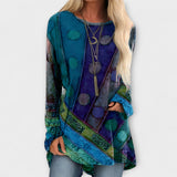 Tyylikäs naisten pusero eettisellä painatuksella