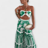 Zella - Cassie haalaretoppi ric rac -koristeella setti