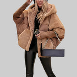 Raven | Moderni puserobomber takki hupulla