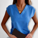 V-aukkoinen kesähame naisten löyseillä hihoilla