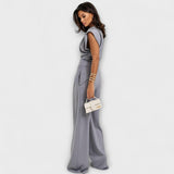 Sofia - Epäsymmetrinen setti draperoituneilla hartioilla