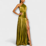 Emma - Halterneck-mekko avoimella selällä