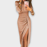 Lena - Tyylikäs off-shoulder mekko