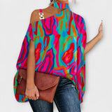 Naisellinen toppi irrotettavilla olkaimilla