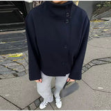 Elise | Ylellinen lyhyt takki kaksoisnapuilla