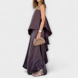 Ruby - Älykäs holkikohainen bandeau-toppi ja hame