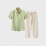 Lukas - Vanha raha pellavainen vuodevaatesetti