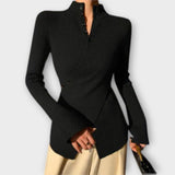 Michiko – Tyylikäs kapea istuva neulepusero