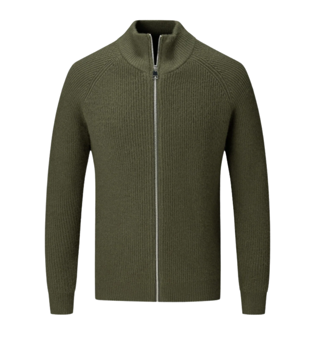 Merino-villapaita vetoketjulla Four Seasons