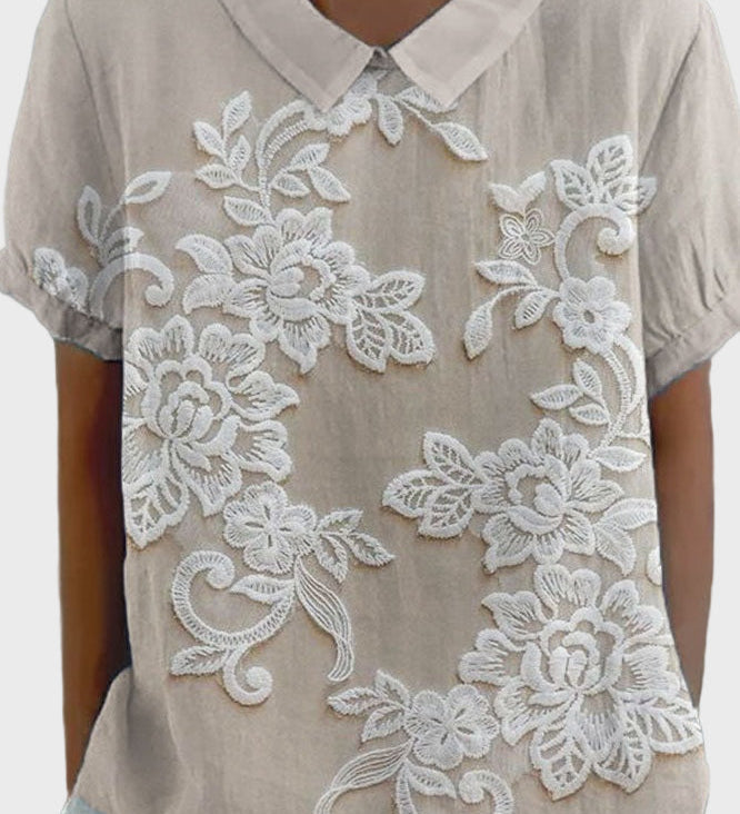 Lily-paitapusero kauluksella