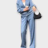 Chantal – neuletakki ja housut -setti