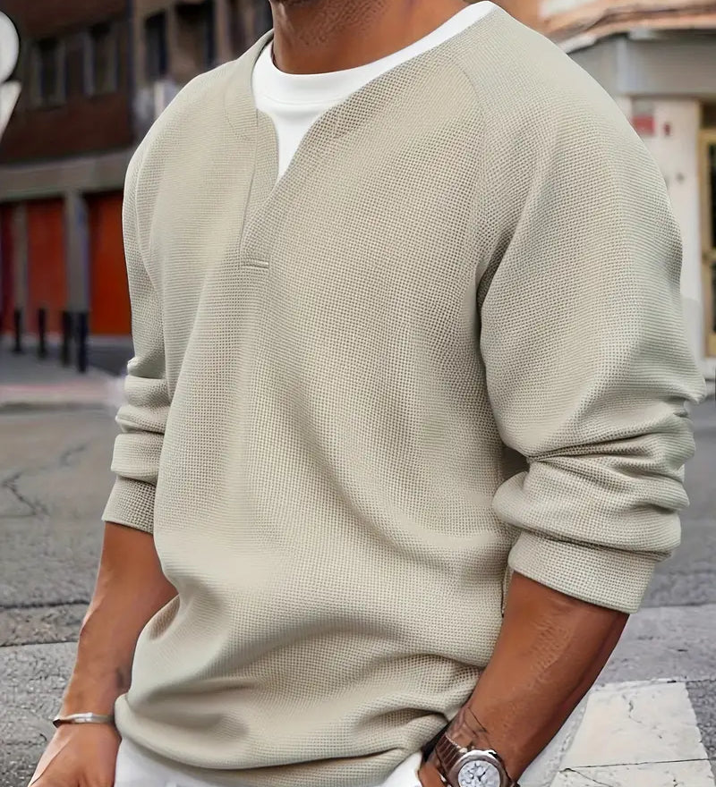 Brogan – Pitkähihainen, väljä Henley-paita