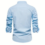 Callum | Miehen pellavapaidan nappilistan kanssa