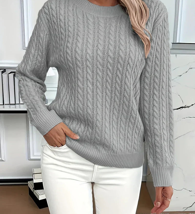 Quinisha – Neulepusero, jossa on palmikkokuvio