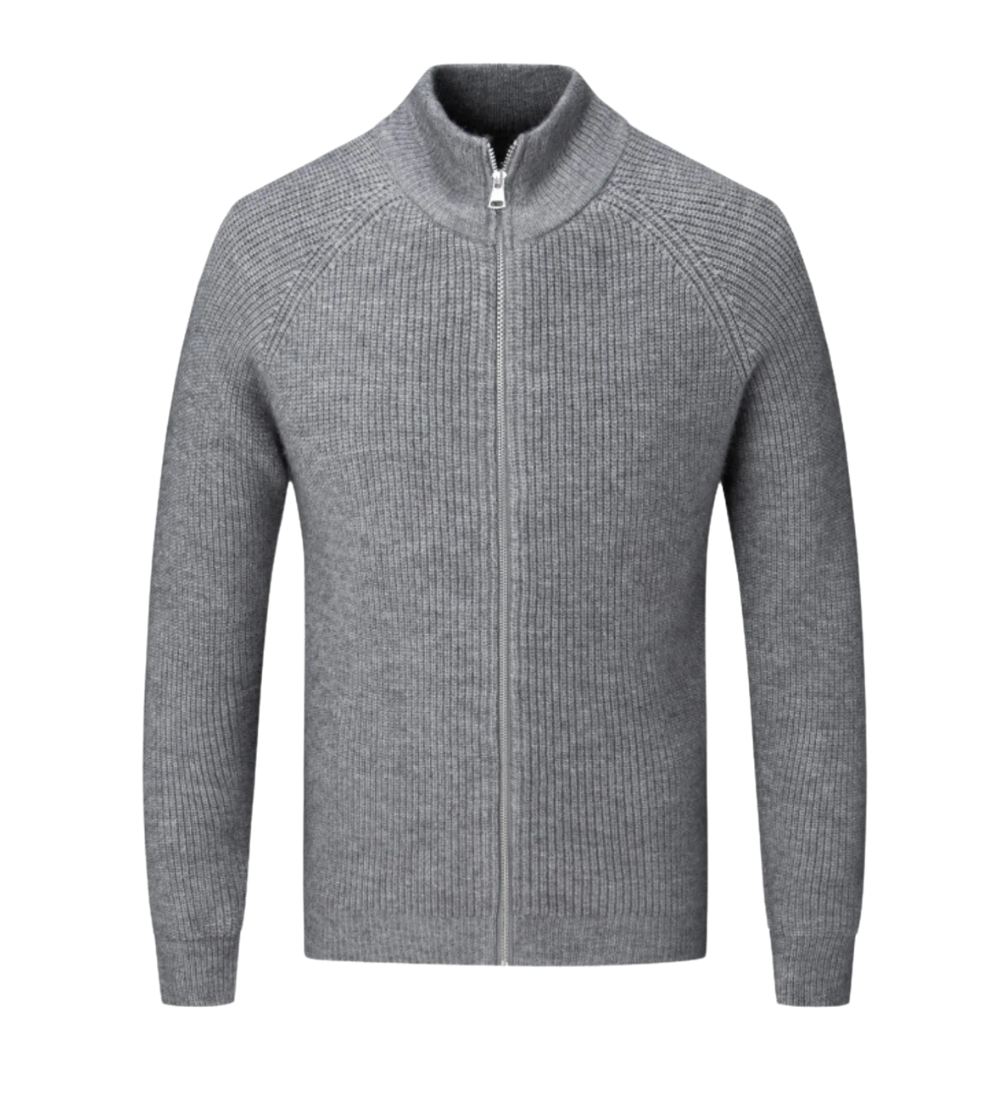 Merino-villapaita vetoketjulla Four Seasons