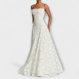 Emberly - Hienostunut Jacquard Maxiväri