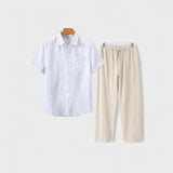 Lukas - Vanha raha pellavainen vuodevaatesetti