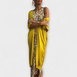 Charlotte - Tyylikäs mekko yhdellä sävyllä ja yhteensopiva neuletakki