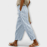 Zoey - Paitapuseromukuvioidut housut preprinted design