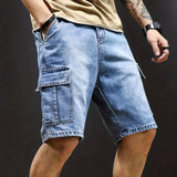 Bazyli | Miehet Cargo Denim Shortsit