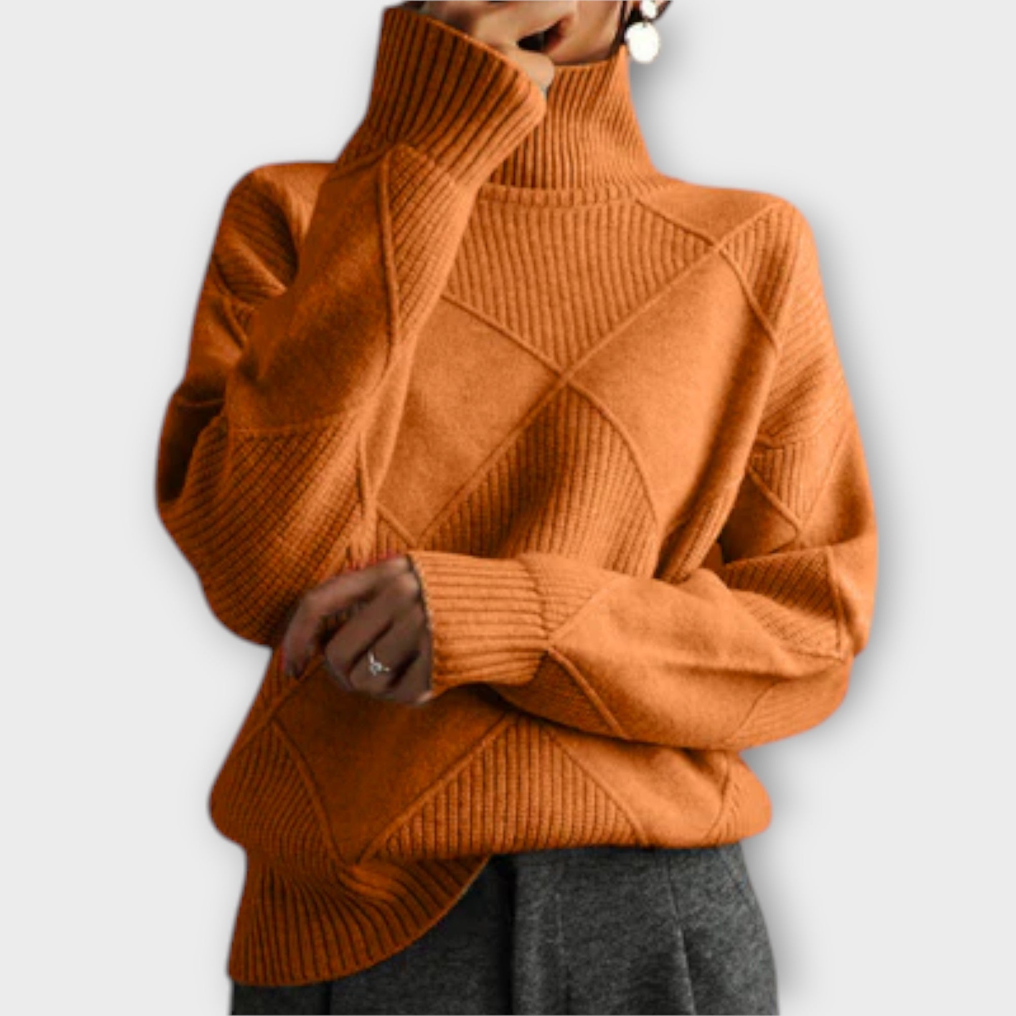 Melanie - Mukava turtleneck-neule