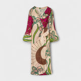 Tracey - Solmukarituuletunika Maxivalkoinen