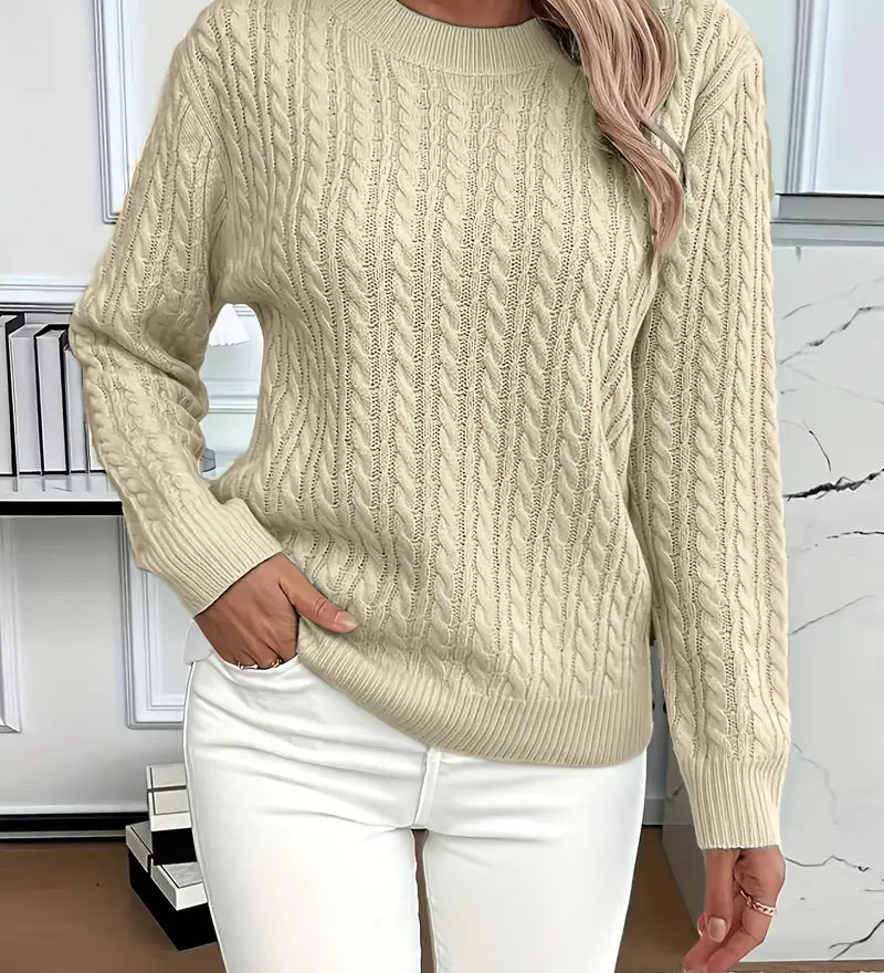 Quinisha – Neulepusero, jossa on palmikkokuvio