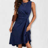 Kimberly – Sininen, Yksinkertainen Minimekko