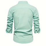 Callum | Miehen pellavapaidan nappilistan kanssa