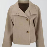 Elise | Ylellinen lyhyt takki kaksoisnapuilla