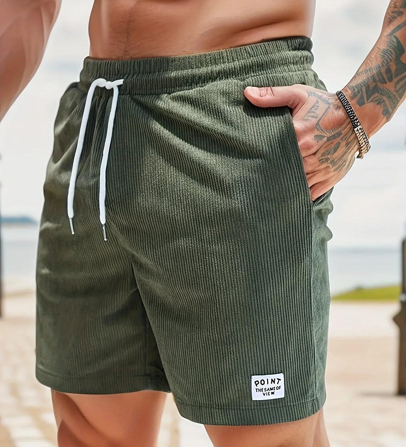 Davide | Miesten raidalliset shortsit