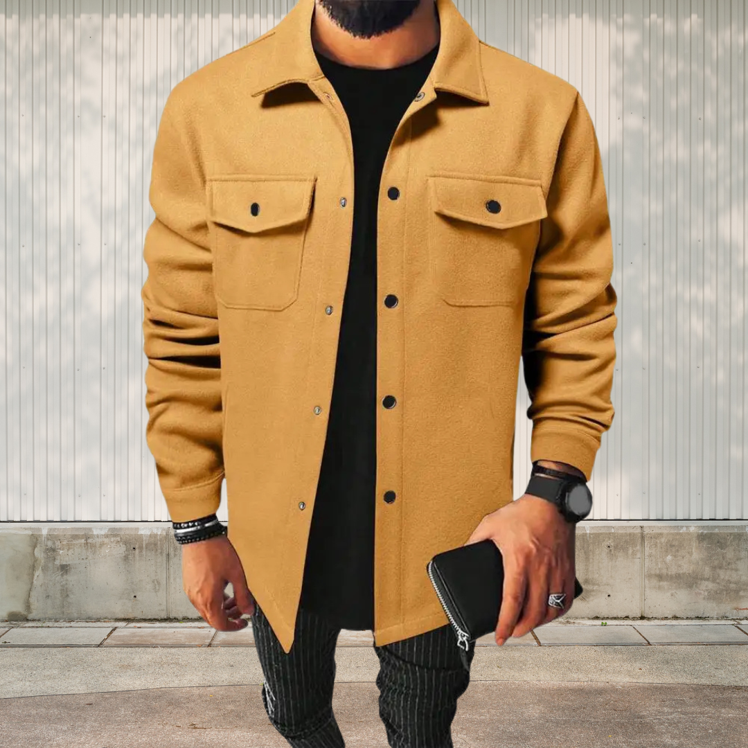 Miesten Oversize-paita ja takki puuvillasta, monipuolinen ja rennon tyylikäs