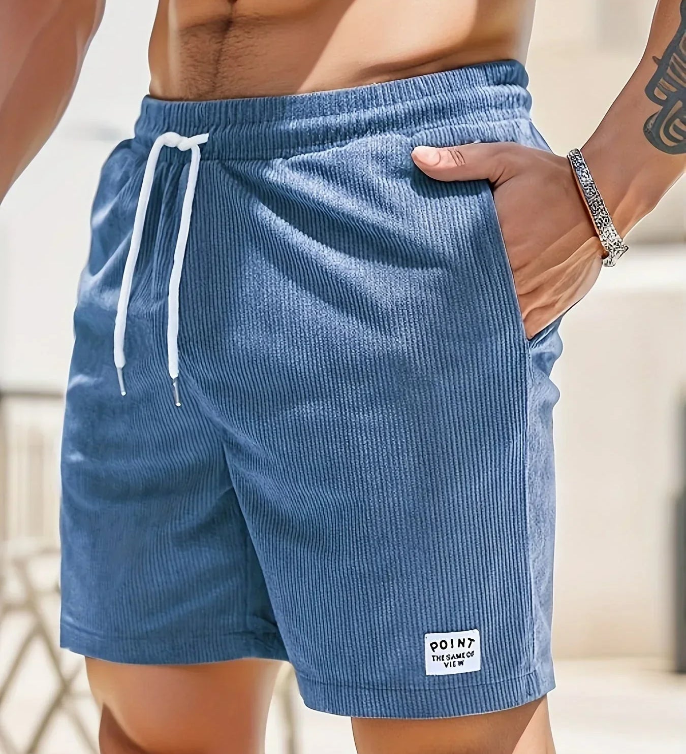 Davide | Miesten raidalliset shortsit