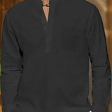 Tyylikäs miesten pellavaiset pikeepaita