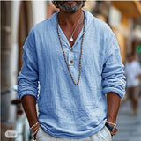 Benno | Miehiset pellavapusero popover