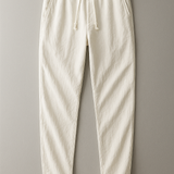 Raidalliset housut tyylillä