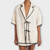 Grace - Sort Koordinerte Alushousut-Setti