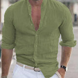 Angus | Pellavainen miesten paita