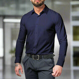 Tyylikäs, vartalonmyötäinen miesten paita