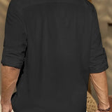 Tyylikäs miesten pellavaiset pikeepaita