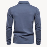 Elegantti miesten puuvillainen polo-paita korkealaatuiseen mukavuuteen