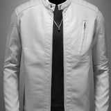 Laadukas miesten Nahkatakki biker-tyylinen