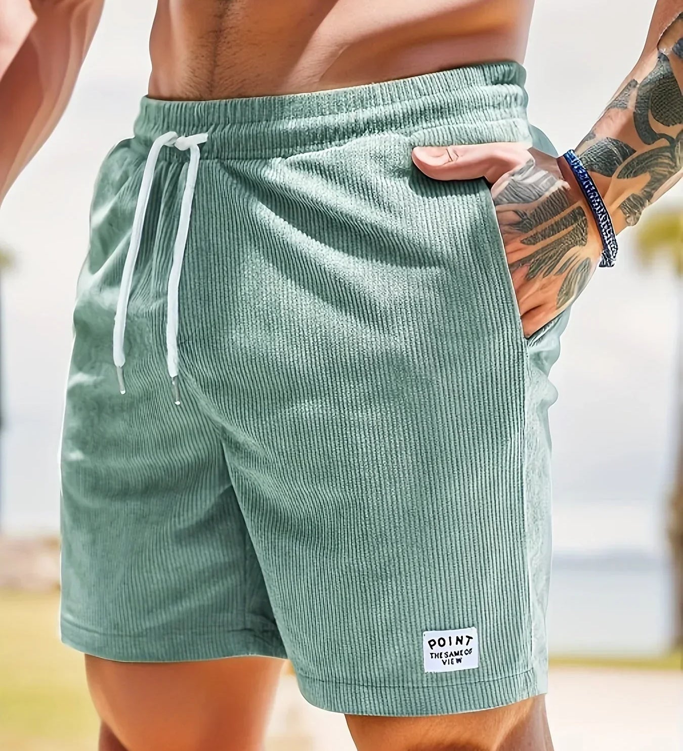 Davide | Miesten raidalliset shortsit