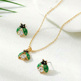 Korvakorut Leppäkertut – Onnen talisman – ilmainen kaulakoru | Rajoitettu tarjous