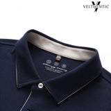 Puuvilla pitkähihaiset miesten polo-paidat