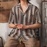 Mallitut miesten lyhythihainen neulepaita