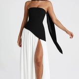 Beatriz | Pitkä mekko hienostuneella leikkauksella