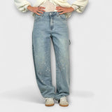 Fable - Shine Denim farkut ilmapallo-käsityöläistyylillä